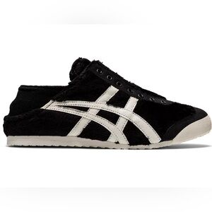 Onitsuka Tiger Mexico 66 Paraty Black Fuzzy Slip On Size 6
